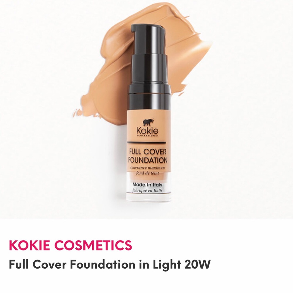 KOKIE COSMETICS Full Cover Foundation in Light 20W